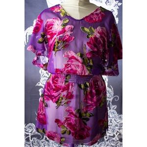 Rare Betsy Johnson Sheer Blouse